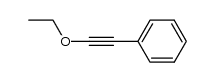 1-Ethoxy-2-phenylacetylene Structure