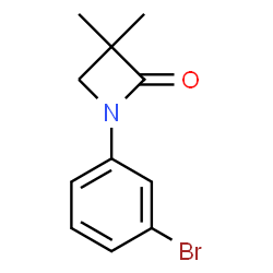 1-(3-BROMOPHENYL)-3,3-DIMETHYL-2-AZETANONE图片