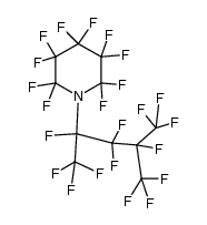 perfluoro-{1-(1,3-dimethylbutylpiperidine)}结构式