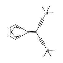 10-{bis[(trimethylsilyl)ethynyl]methylene}bicyclo[4.3.1]deca-1,3,5-triene Structure