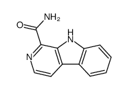 9H-Pyrido[3,4-b]indole-1-carboxamide结构式