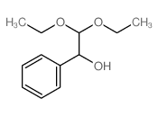 2,2-diethoxy-1-phenyl-ethanol结构式