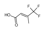 (E)-4,4,4-Trifluoro-3-methyl-2-butenoic acid structure