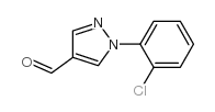 1-(2-Chlorophenyl)-1H-pyrazole-4-carbaldehyde structure