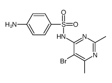 4-Amino-N-(5-bromo-2,6-dimethyl-4-pyrimidinyl)benzene-1-sulfonamide picture