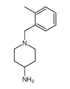 4-amino-1-[(2-methylphenyl)methyl]piperidine Structure