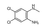 4,5-dichloro-2-(methylamino)aniline结构式