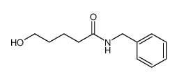 5-hydroxy-N-(phenylmethyl)pentanamide Structure