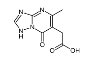 2-(5-methyl-7-oxo-1H-[1,2,4]triazolo[1,5-a]pyrimidin-6-yl)acetic acid Structure