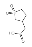 2-(1,1-Dioxidotetrahydrothiophen-3-yl)acetic acid Structure