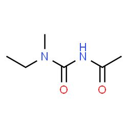 Acetamide, N-[(ethylmethylamino)carbonyl]- (9CI) structure