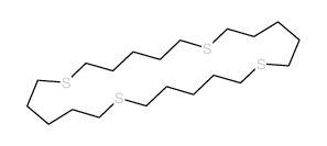 1,7,13,19-tetrathiacyclotetracosane结构式