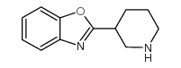 2-哌啶-3-基苯并恶唑结构式