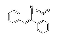 2-(2-nitrophenyl)-3-phenylacrylonitrile结构式