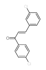 2-Propen-1-one,3-(3-chlorophenyl)-1-(4-chlorophenyl)- Structure