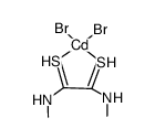 Cd(NN'DMDTO)Br2 Structure