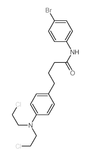 Benzenebutanamide,4-[bis(2-chloroethyl)amino]-N-(4-bromophenyl)- picture