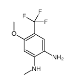 5-methoxy-N1-methyl-4-(trifluoromethyl)benzene-1,2-diamine结构式