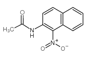 2-Acetamido-1-Nitronaphthalene Structure