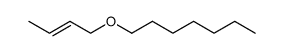 1-[(E)-2-Butenyloxy]heptane结构式