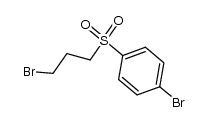 1-bromo-4-(3-bromo-propane-1-sulfonyl)-benzene结构式