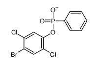 (4-bromo-2,5-dichlorophenoxy)-phenylphosphinate Structure