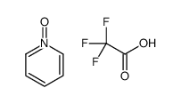 1-oxidopyridin-1-ium,2,2,2-trifluoroacetic acid Structure