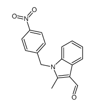 1H-Indole-3-carboxaldehyde,2-methyl-1-[(4-nitrophenyl)methyl]-(9CI)结构式