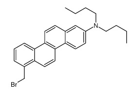 7-(bromomethyl)-N,N-dibutylchrysen-2-amine Structure