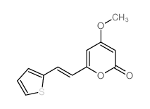 2H-Pyran-2-one,4-methoxy-6-[2-(2-thienyl)ethenyl]- picture