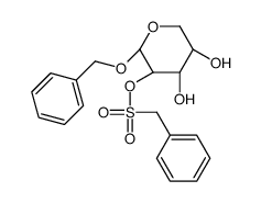 BENZYL-2-O-TOLUOLSULFONYL-ALPHA-D-ARABINOPYRANOSIDE结构式