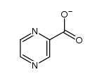 2-pyrazinecarboxylate anion结构式