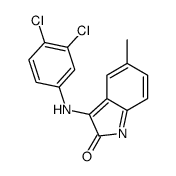 3-(3,4-dichloroanilino)-5-methylindol-2-one结构式