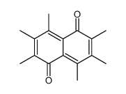 2,3,4,6,7,8-hexamethylnaphthalene-1,5-dione Structure