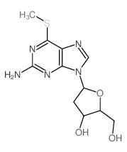 5-(2-amino-6-methylsulfanyl-purin-9-yl)-2-(hydroxymethyl)oxolan-3-ol picture