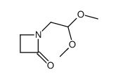 1-(2,2-dimethoxyethyl)azetidin-2-one Structure