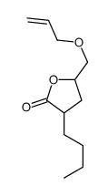 3-butyl-5-(prop-2-enoxymethyl)oxolan-2-one Structure