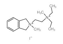 2-(2-(Diethylammonio)ethyl)-2-methylisoindolinium diiodide结构式