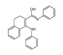 1-anilino-N-phenyl-3,4-dihydronaphthalene-2-carboxamide Structure