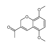 1-(5,8-dimethoxy-2H-chromen-3-yl)ethanone Structure