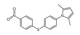 2,5-Dimethyl-1-[4-[(4-nitrophenyl)thio]phenyl]-1H-pyrrole picture