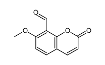 8-Formyl-7-methoxycoumarin Structure