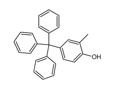 2-Methyl-4-trityl-phenol结构式