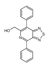 4,7-diphenyl-6-hydroxymethyl-1,2,5-thiadiazolo[3,4-c]pyridine结构式