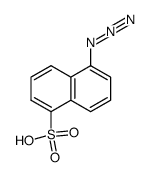 1-azidonaphthalene-5-sulfonate结构式