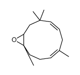 3,3,7,11-tetramethyl-12-oxabicyclo[9.1.0]dodeca-4,7-diene Structure