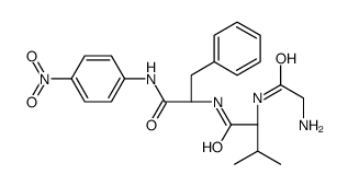 (2S)-2-[(2-aminoacetyl)amino]-3-methyl-N-[(2S)-1-(4-nitroanilino)-1-oxo-3-phenylpropan-2-yl]butanamide Structure