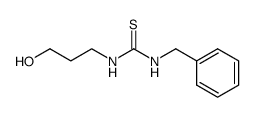 N-benzyl-N'-(3-hydroxy-propyl)-thiourea Structure