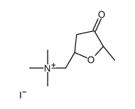 trimethyl-[[(2R,5R)-5-methyl-4-oxooxolan-2-yl]methyl]azanium,iodide结构式