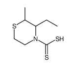 4-Thiomorpholinecarbodithioicacid,3-ethyl-2-methyl-(9CI) Structure